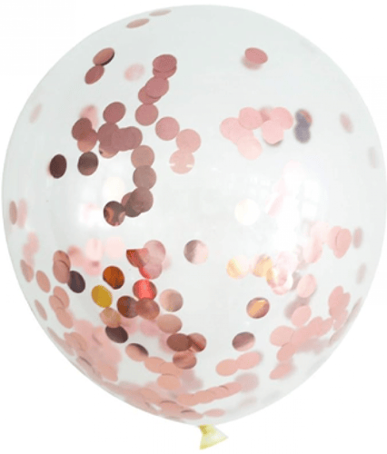 بالون كونفيتي بالوان مختلفة