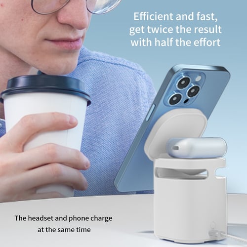 شاحن لاسلكي ومكبر صوت