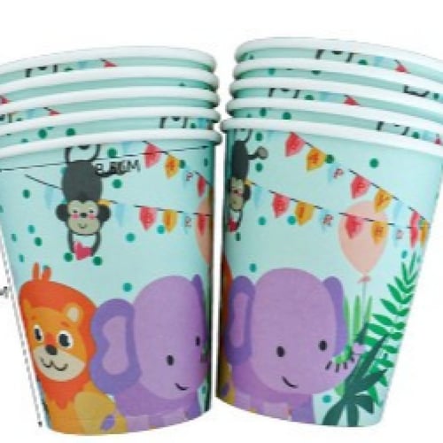 مجموعة حفلة حيوانات السفاري 42 قطعة