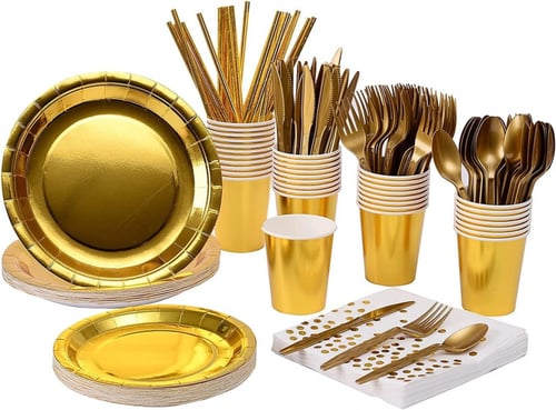 مجموعة حفلة 165 قطعة بألوان مختلفة