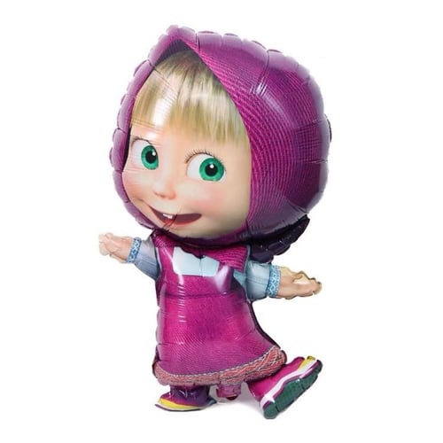 بالون معدني ماشا والدب