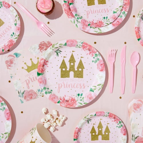 مجموعة حفلة قلعة الأميرات 156 قطعة