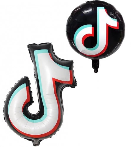 بالون معدني شعار تيك توك