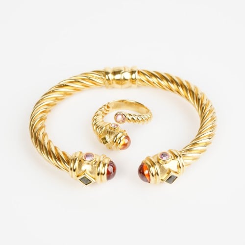 إسوارة مع خاتم Bracelet C + Ring 09