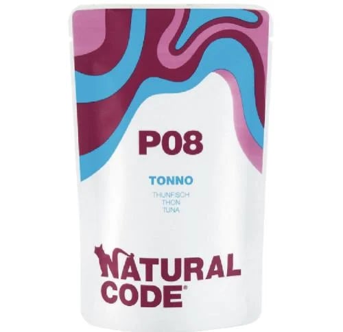 ناتشرال كود بي 08 اظرف تونا للقطط 70g