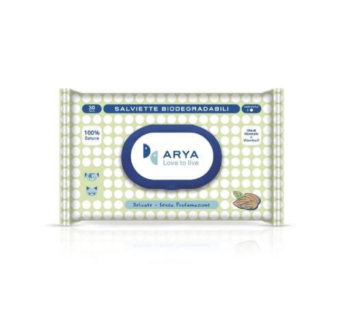 اريا مناديل رطبة بالقطن بدون رائحة 30 قطعة