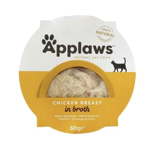 أبلاوز صحن طعام رطب القطط دجاج مع الارز 60 غ