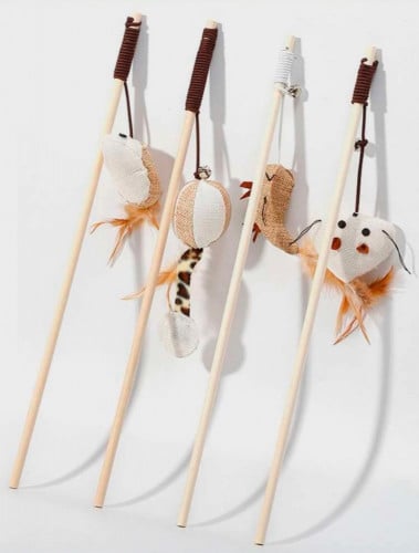 سنارة دعابة للقط شكل عشوائي