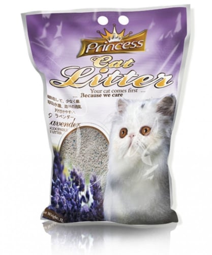 رمل القطط برينسس عالي التكتل 5L