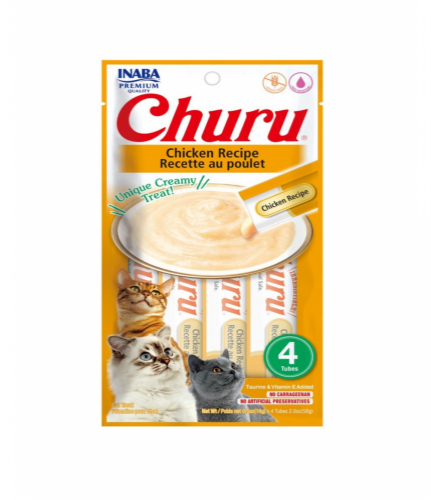 اينابا مكافات للقطط هريس دجاج 4*14 جرام