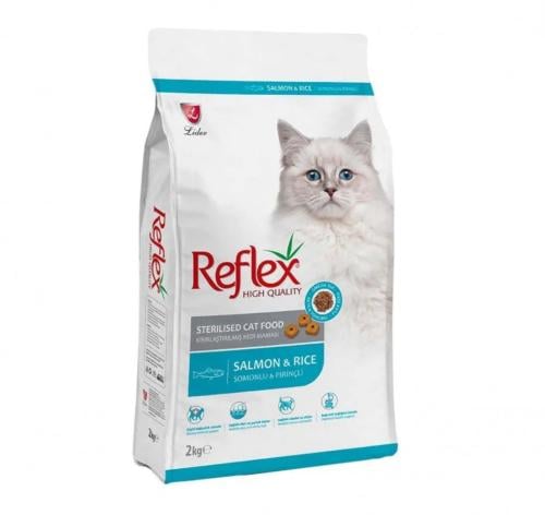 ريفلكس طعام جاف بالسالمون للقطط المعقمة 2kg