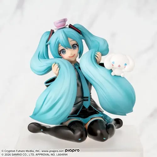 [ شحن فوري ] هاتسوني ميكو مع سينامورول | Cinnamoroll - Piapro Characters - Hatsune Miku - Hatsune Miku x Cinnamoroll - Premium Cho...