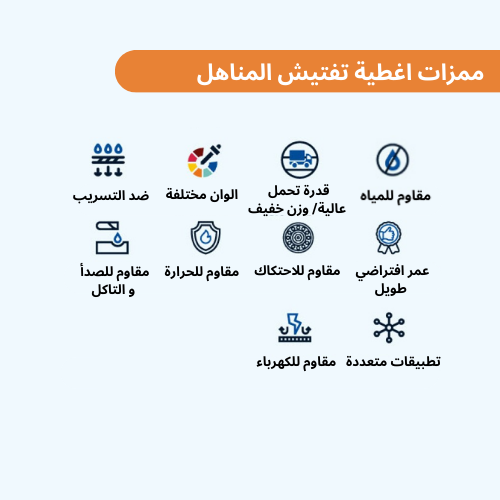 غطاء تفتيش مناهل مقاس 60