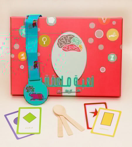 لعبة الملعقة (أشكال وألوان)