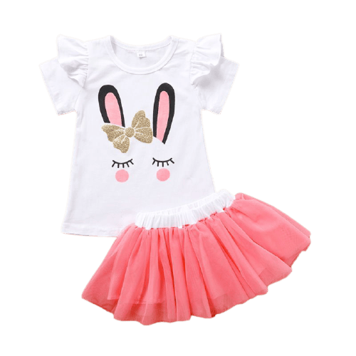 طقم بناتي بقصة عصرية جذابة يتكون من قطعتين من 12 -...