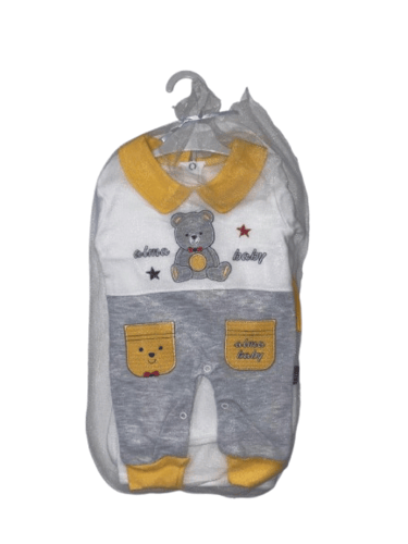 طقم مواليد ولادي مكون من 3 قطع - يأتي بعدة أشكال