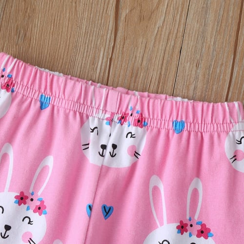 طقم بجامة بناتي يتكون من قطعتين من 12 إلى 24 شهر