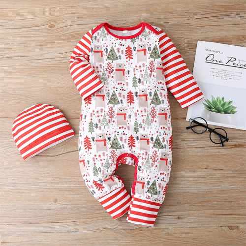 طقم أفرول مع قبعة للجنسين بتصميم عصري من 3 إلى 12...