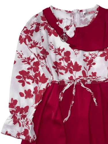 فستان بناتي بنقش الأزهار من عمر 6 إلى 10 سنوات بعد...