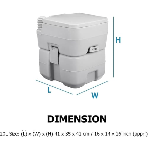 مرحاض تخييم محمول