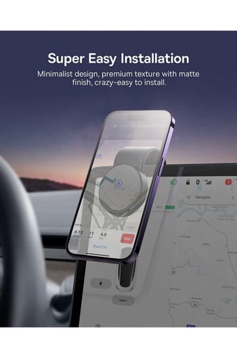 حامل جوال مغناطيسي مرن للسيارة