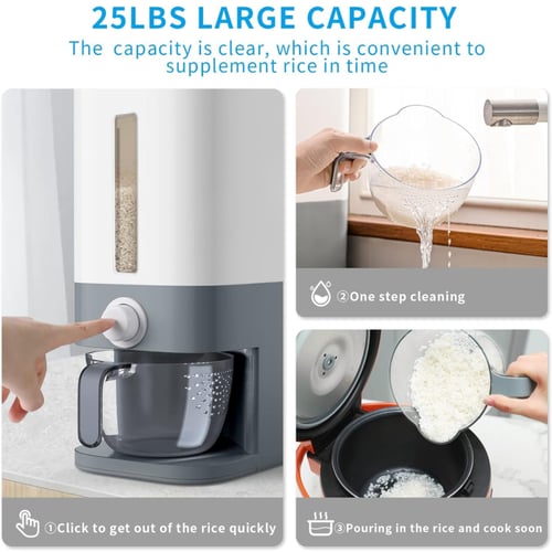 موزع أرز سعة 10 كيلو