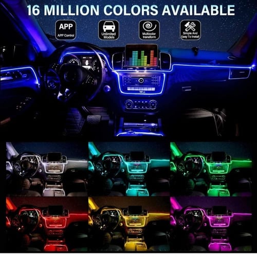 شريط اضاءة LED للسيارة متعدد الألوان