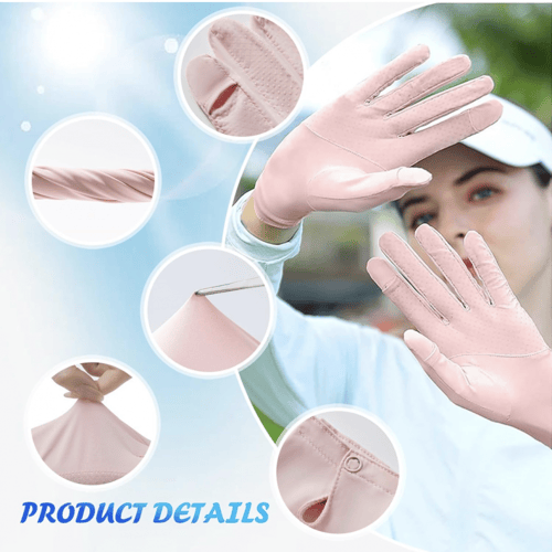 قفازات قيادة واقيه للشمس للنساء