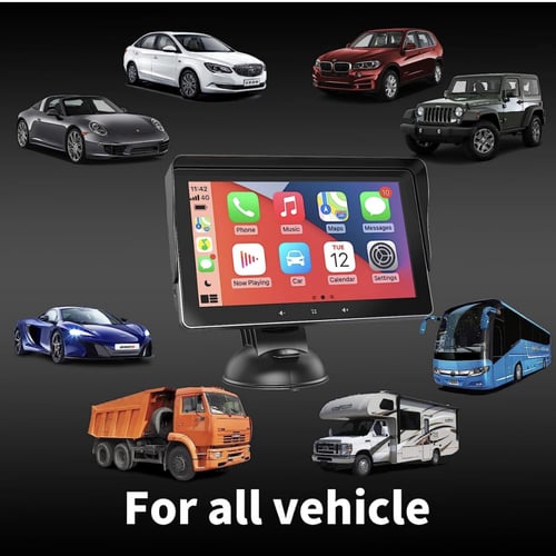 شاشة ملاحة للسيارة متوافقة مع ابل واندرويد