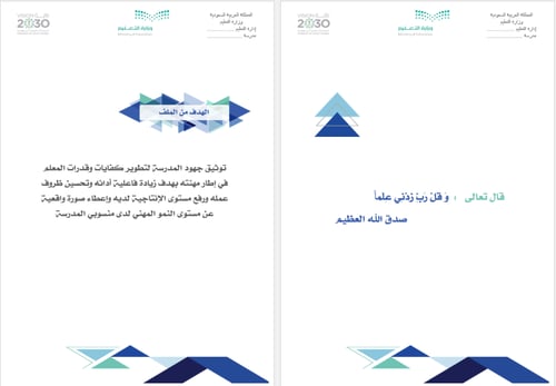 ملف التنمية المهنية word | pdf