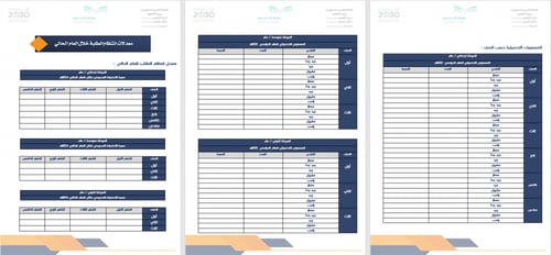 ملف التقويم الذاتي بنين - بنات word + pdf