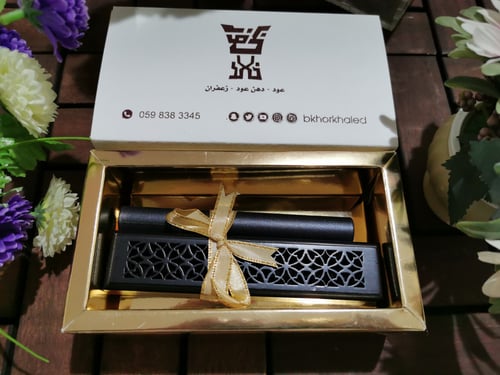 مبخرة أعواد الكمبودي أسود أو بني