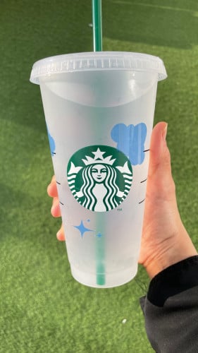 كوب ستاربكس غيمه بطباعه متغيره بالبروده