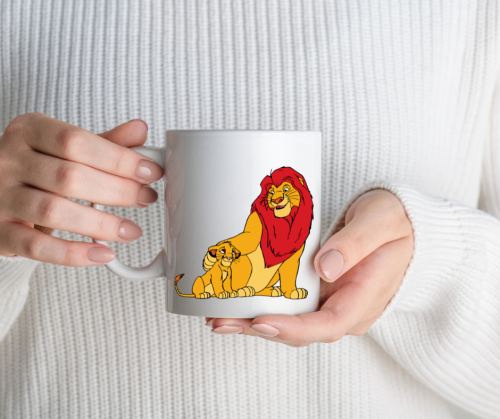 كوب ابيض سيراميك سيمبا