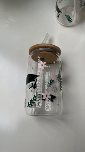 كوب خريج زجاجي مميز