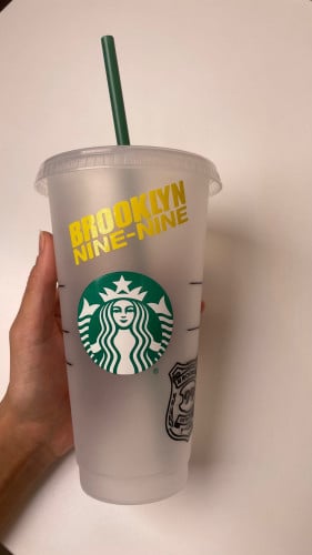كوب ستاربكس Brooklyn99 للمشروبات البارده 700مل