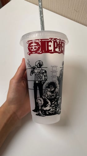 كوب ستاربكس ون بيس للمشرربات البارده