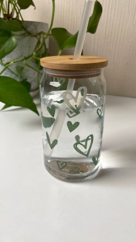 كوب زجاجي 400مل بتصميم متغير بالبروده