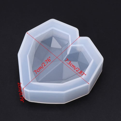 قالب سيليكون قلب حب بحواف حادة