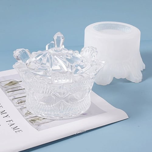 قالب سيليكون مبخرة الكريستالي صندوق سكريات