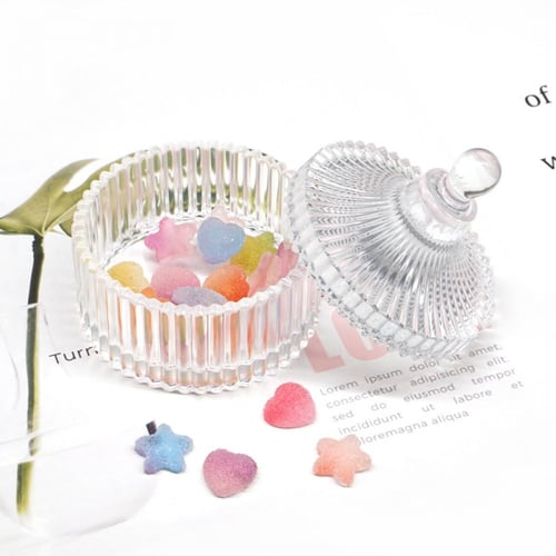 قالب سيليكون صحن تقديم دائري مع غطاء