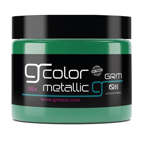 11- لون ريزن ميتاليك أخضر غامق 50غ