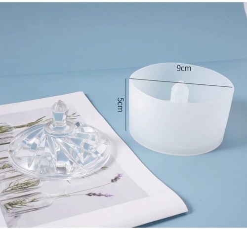 قالب سيليكون مبخرة الكريستالي صندوق سكريات