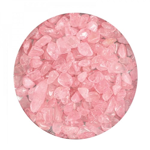 حجر كريستال زهري فاتح مقاس 7-9 ملم وزن 100 غ