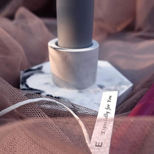 قالب سيليكون شمعدان سداسي لصنع اعمال الفنية للريزن...