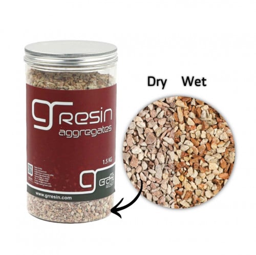 حجر رخام وطني بيج غامق 1.5 كغ