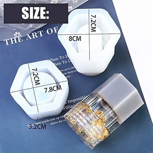 قالب سيليكون علب تخزين المجوهرات 2 قطعة