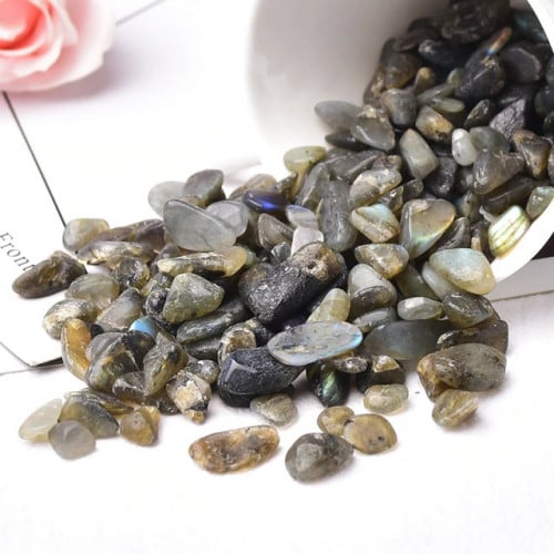 حجر كريستال الوان زيتي مقاس 4-6 ملم وزن 100 غ