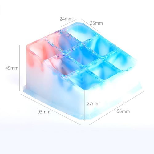 قالب سيليكون صندوق تخزين أحمر الشفاه والمجوهرات 2...