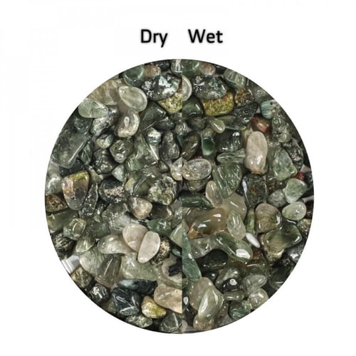 حجر كريستال الوان زيتي مقاس 4-6 ملم وزن 100 غ